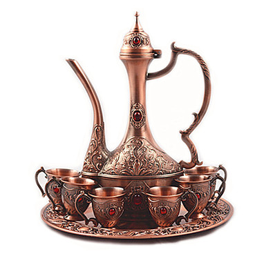 批發鋅合金酒具套裝 內蒙古民族工藝品的精致之選